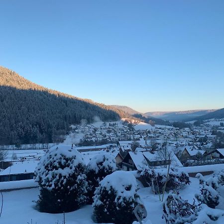 Appartement Mit Herrlicher Aussicht Uebers Murgtal Baiersbronn Eksteriør billede