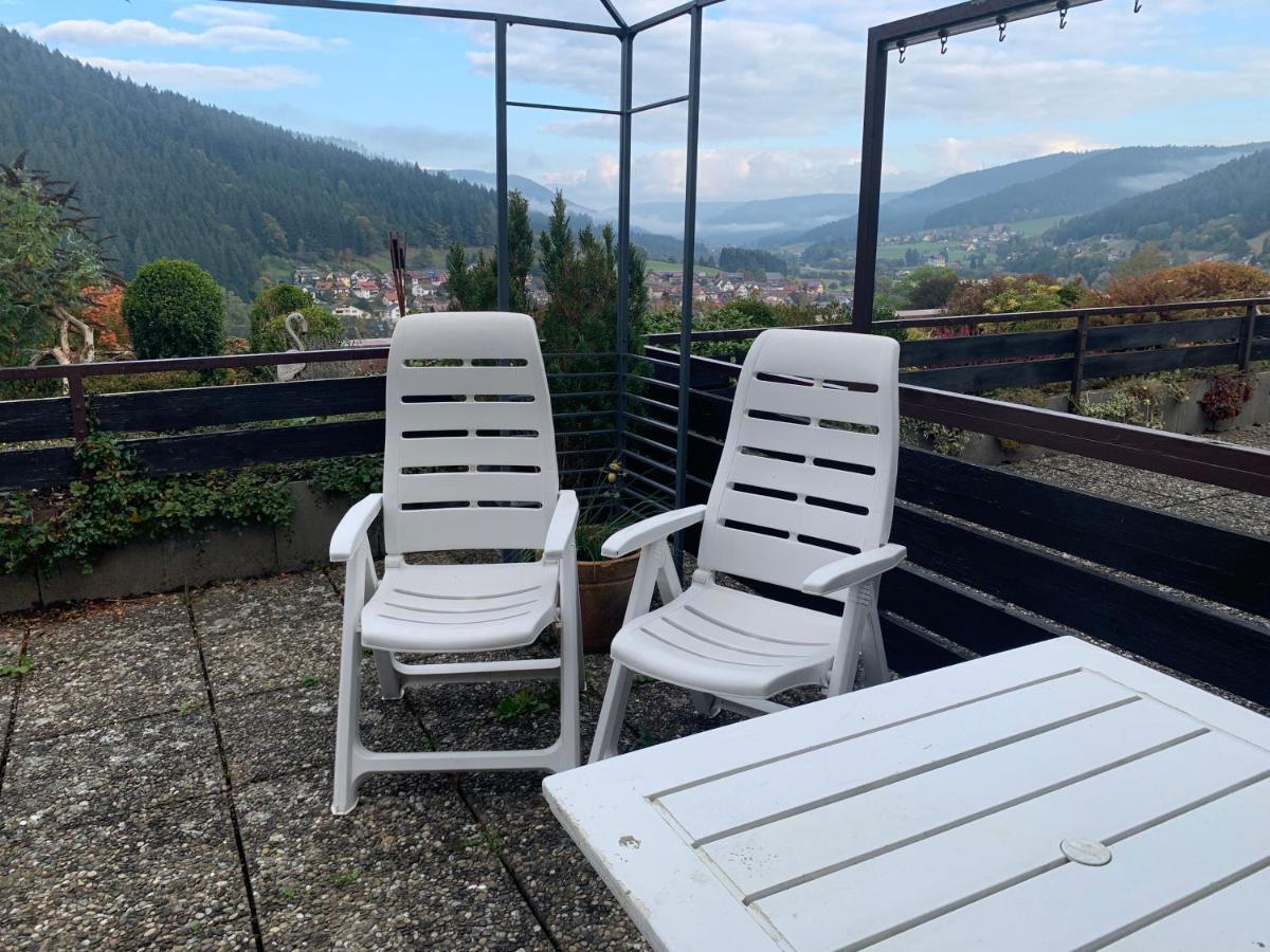 Appartement Mit Herrlicher Aussicht Uebers Murgtal Baiersbronn Eksteriør billede