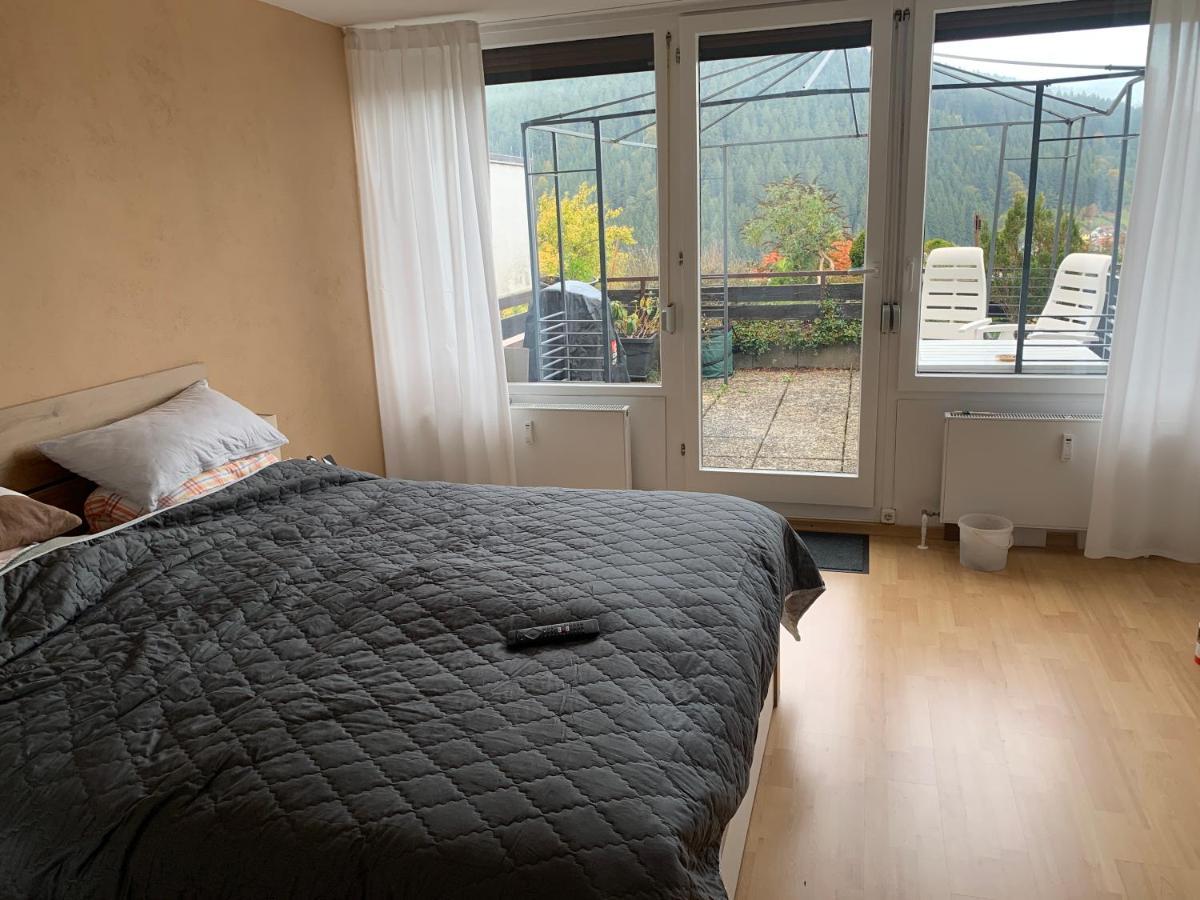 Appartement Mit Herrlicher Aussicht Uebers Murgtal Baiersbronn Eksteriør billede