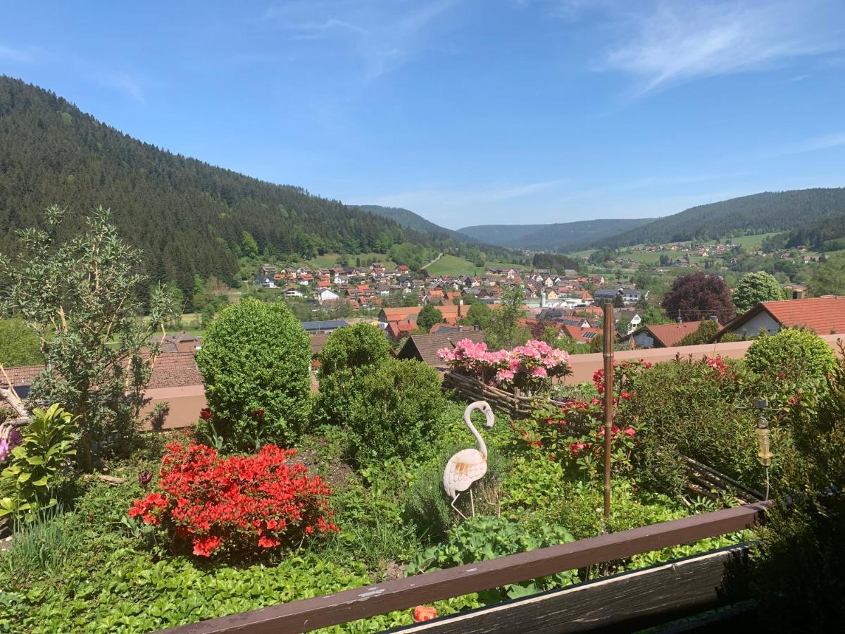 Appartement Mit Herrlicher Aussicht Uebers Murgtal Baiersbronn Eksteriør billede